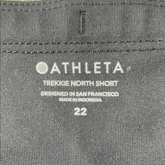 Athleta Black Active Shorts with Zipper Pocket - Picture 5 of 8